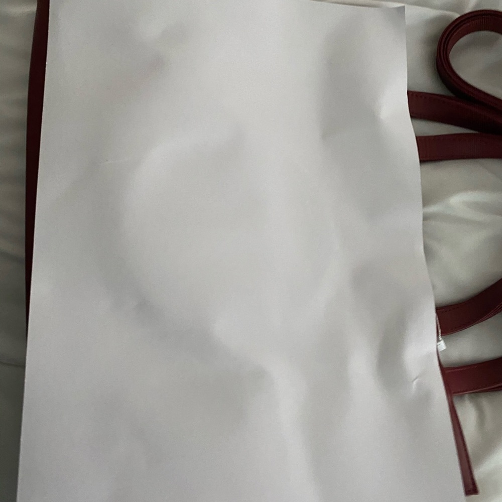 Brand new telfar bag oxblood medium sized